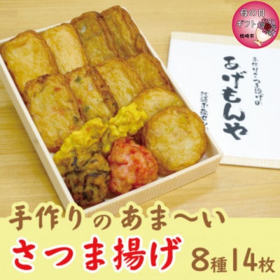 【母の日】枕崎 お魚センター【手作り さつま揚げ】8種 計14枚 あま～い ふるさとの味Z0-30M【配送不可地域：離島】