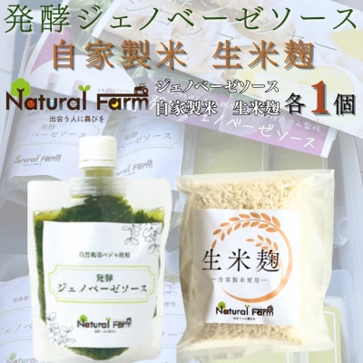 発酵ジェノベーゼソース＆生米麹　各1パックセット A0-71【配送不可地域：離島】