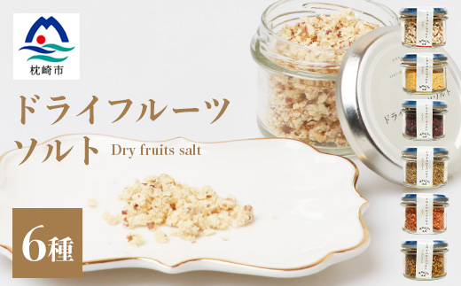 ドライフルーツソルト 6種セット B3-42【配送不可地域：離島】