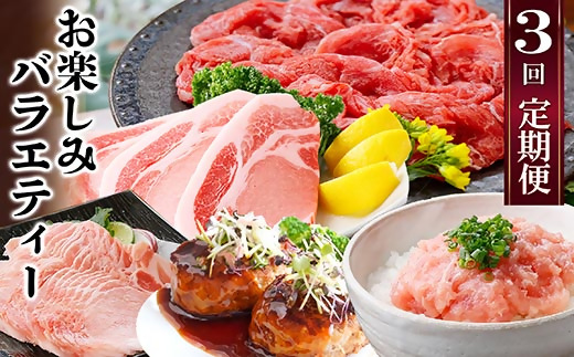 定期便3回配送　お楽しみバラエティー　OO-0004【配送不可地域：離島】