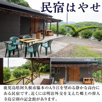 民宿はやせ貸切宿泊券(1泊素泊まり・最大6名まで)チケット 旅行 宿【民宿はやせ】akn037-01