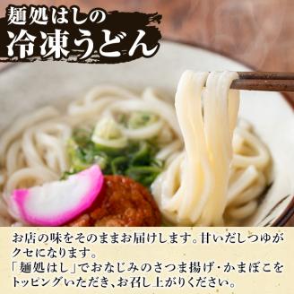 冷凍うどん(5食入)だしつゆとさつまあげ、かまぼこのトッピング付！うどん 饂飩 麺 出汁 つゆ 薩摩揚げ さつま揚げ かまぼこ【まるじゅ本舗】akn002-02