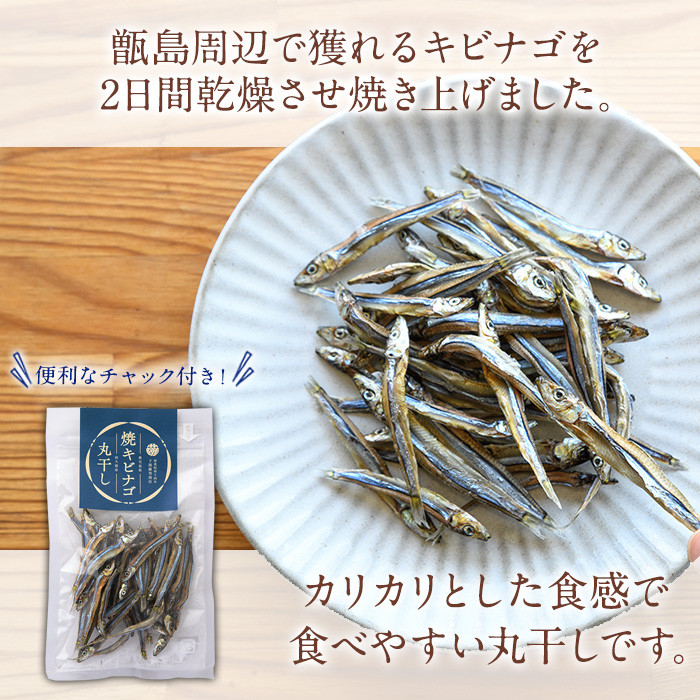 焼キビナゴ丸干し10袋セット(25g×10袋)海産物 きびなご おつまみ おかず【下園薩男商店】akn086-08