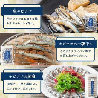 鹿児島県産！あくねキビナゴづくし(3種)生きびなご、一夜干し、刺身をセットに冷凍でお届け！魚介類 海鮮 海の幸 きびなご キビナゴ 刺し身 さしみ 一夜干し【マルホせいうん水産】akn046-03