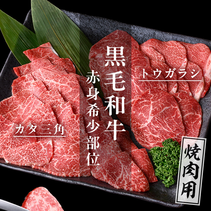 i1336 鹿児島県産 黒毛和牛 赤身希少部位セット焼肉用(計600g) カタ三角 トウガラシ 希少 部位 赤身 焼肉 国産 九州産 牛肉 国産牛 セット レア 小分け 焼き肉 BBQ 冷凍配送 【スターゼン】
