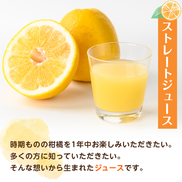 i990-A 河内晩柑ジュース(180ml×5本) 飲料 ジュース みかん 蜜柑 果汁 100% 河内晩柑 無着色 無香料 ストレートジュース 安心安全 ギフト 贈り物 贈答【江崎果樹園】