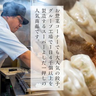 i219 国産豚肉使用！手作り餃子100個セット(10個×10パック）具材は全て安心安全な国産！一つ一つ手作り！ビールのお供に相性抜群！ 餃子 ぎょうざ 冷凍 おかず 豚肉 国産 手作り おつまみ 晩御飯 焼くだけ 簡単調理 安心安全 【スーパーよしだ】