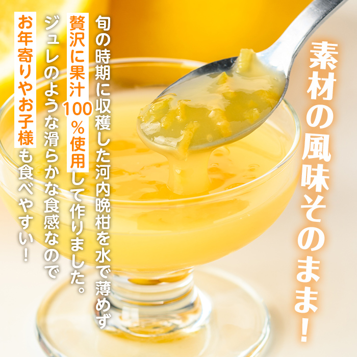 i836-f 【父の日ギフト】晩柑ピール 贅沢ゼリー(14個) ゼリー みかん ミカン 蜜柑 果汁 100% 河内晩柑 ピール入り 無着色 無香料 安心安全 父の日 プレゼント ギフト 贈答 【江崎果樹園】