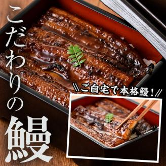 i853-A ＜定期便・計3回(連続月)＞鹿児島県産うなぎ蒲焼2尾セット＜(約140g×2・計約280g)×全3回＞ うなぎ 鰻 ウナギ 2尾 蒲焼き 国産 鹿児島県産 焼きたて 生産量日本一 真空パック おかず 晩御飯 特別な日 土用の丑の日 【薩摩川内鰻】