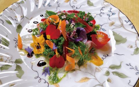 季節のエディブルフラワー(約100輪)(MICHI-FARM/010-1526) 花 食べられる花 食用花 エディブル フラワー 彩り 旬 飾り トッピング