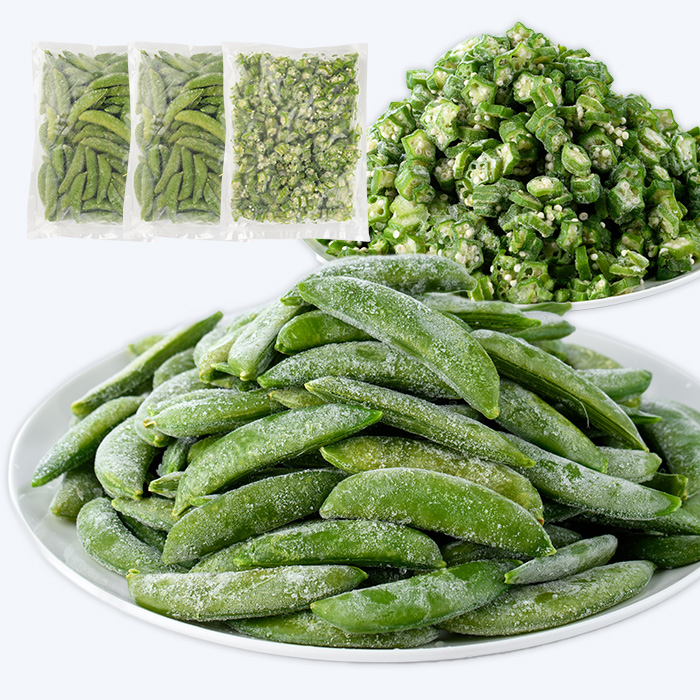 冷凍 オクラ (500g×1P)・冷凍 スナップエンドウ (500g×2P) (オリエンタルアグリ/010-2034) カットオクラ カット済みオクラ 冷凍野菜 国産 冷凍 カット 野菜 国産オクラ 国産スナップエンドウ 鹿児島県産 大容量 まとめ買い お弁当 おかず 常備菜 簡単調理