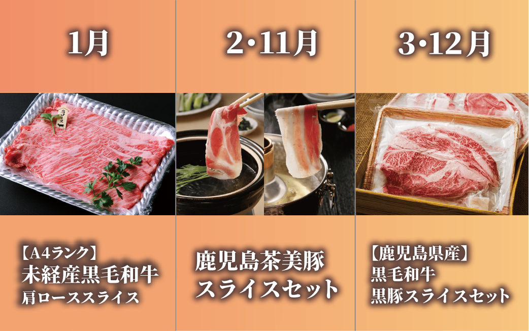 【全１２回定期便】鹿児島県産牛・豚バラエティ定期便(Z180-2042) 牛 牛肉 豚 豚肉 肉 鹿児島県産 国産 鹿児島産 黒牛 茶美豚 黒豚 餃子 しゃぶしゃぶ すき焼き すきやき すき焼 総菜 惣菜 冷凍 黒毛和牛 ステーキ ハンバーグ スライス 切り落とし 切り落し 切落し 頒布会 セット 定期