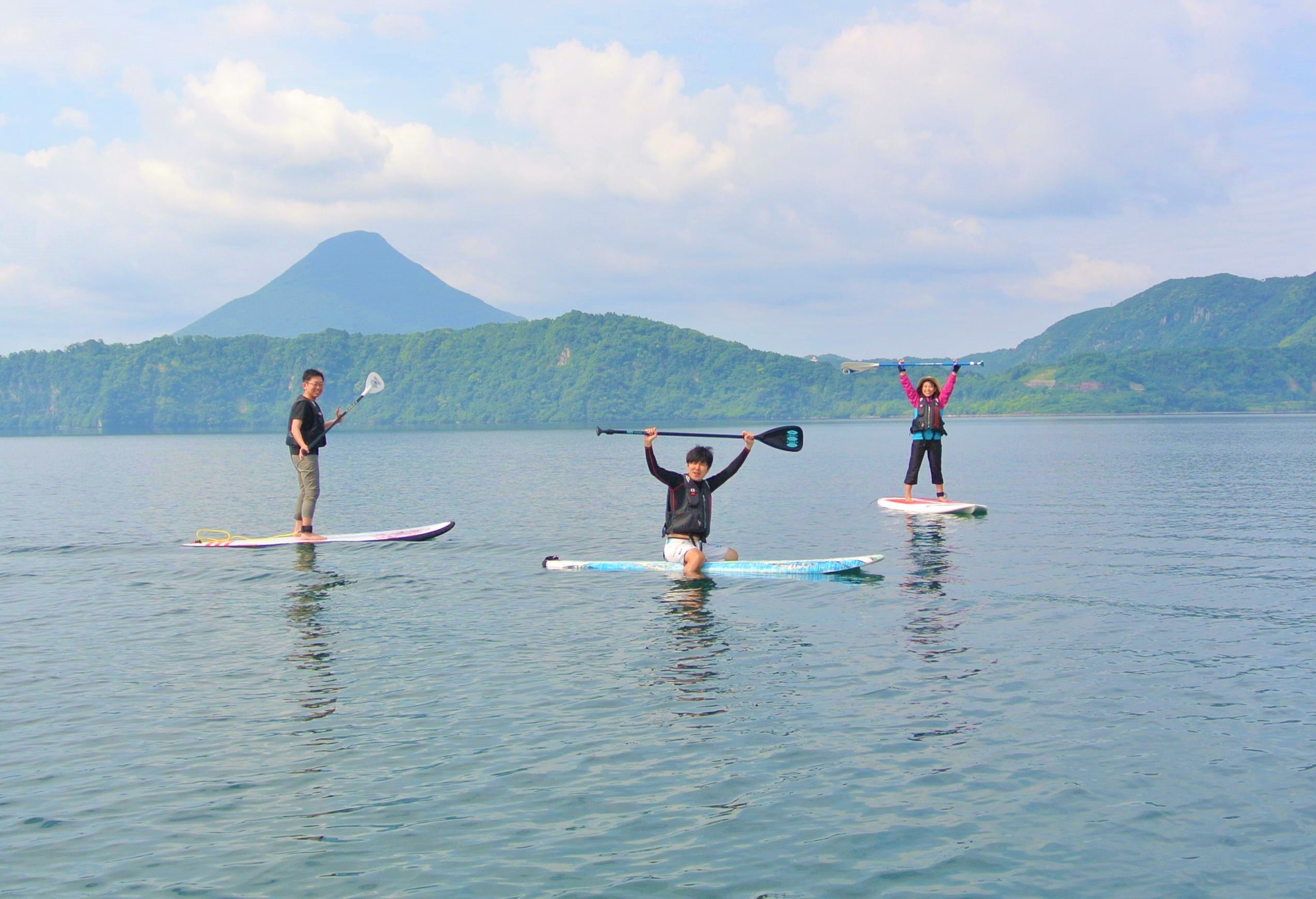 【池田湖でアクティビティ体験】ＳＵＰ(サップ)45分間ペアチケット(えぷろんはうす池田/A-181)