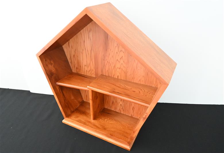 【屋久杉で創った】五角飾り棚(高橋工芸/190-1054)