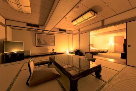 ＜1泊2食付ペア宿泊券＞指宿海上ホテル ロイヤルスイート和洋室 黒毛和牛雅コース(指宿海上ホテル/220-1175)　宿泊 観光 食事付 ビジネス 旅行 出張 温泉 宿