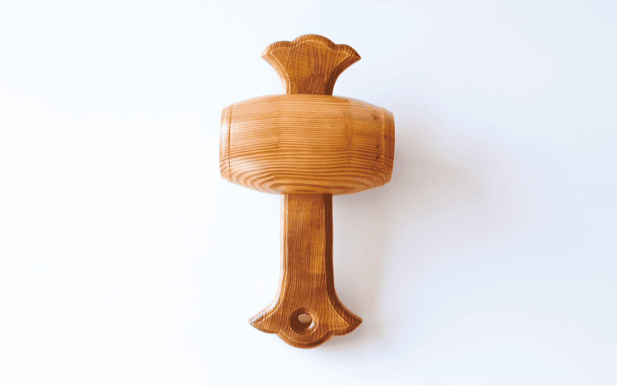 【屋久杉で創った】打ち出の小槌(特大)(高橋工芸/490-1876) 工芸品 こづち うちでのこづち 開運 運 風水 福 屋久杉 杉 木 木工 木材 インテリア 装飾 家 リビング オリジナル 一点もの 手づくり てづくり 手作り 木目 手作業 職人 工芸 鹿児島 自然遺産