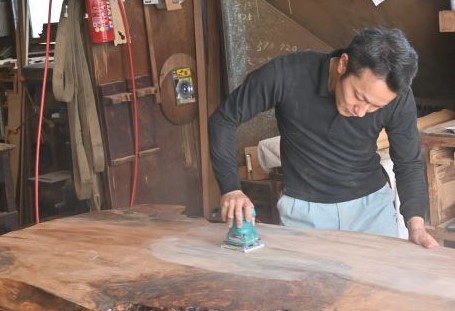 【屋久杉で創った】おぼん(高橋工芸/022-1051)