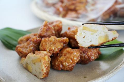 ちっきゃげ天のさつまいも天【100g×６パック】(ちっきゃげ天/A-318) さつまあげ 練り物 すり身 つまみ 詰合せ 惣菜 天ぷら 鹿児島