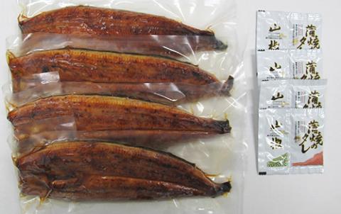 ＜高島屋選定品＞鹿児島県産うなぎ蒲焼じっくり焼き(4尾)(TK035-1822/59D1813)