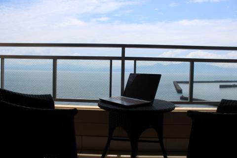 〈3泊ワーケーションシングルプラン〉指宿シーサイドホテル 露天風呂付客室 お食事なし(指宿シーサイドホテル/160-1001)