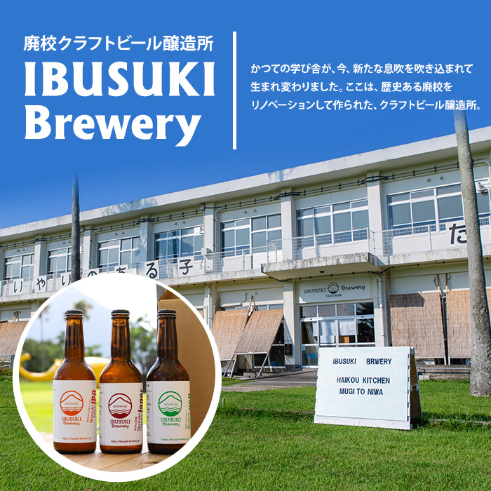 クラフトビール 3種 各2本 (いぶすきブルワリー/018-2025) いぶすきジューシー IPA いぶすき クラシックラガー いぶすき ケルシュエール クラフトビール 詰め合わせ 瓶 ビール 飲み比べ セット ビールセット