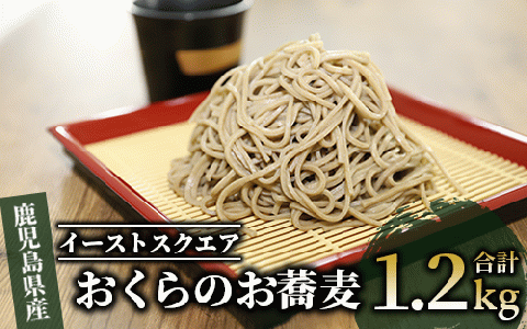 【鹿児島県産オクラ使用】おくらのお蕎麦 1.2kg(200g×3袋入×2箱)(イーストスクエア/010-379)