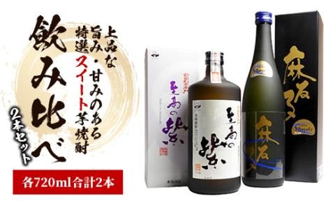 蔵自慢の「スイート焼酎」飲み比べ2本セット(ひご屋/012-1326)