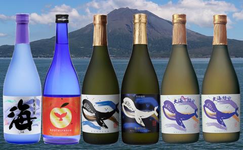 D4-25109／大海酒造こだわり焼酎 720ml 6本セット