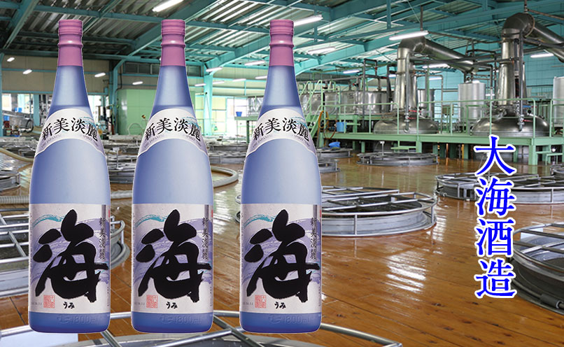 C3-25115／大海酒造　海　1800ml×3本セット
