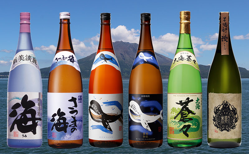 F6-2525／大海酒造 飲み比べ 1800ml×6本セット