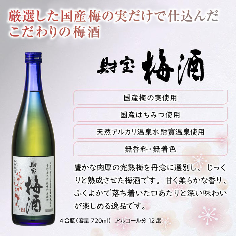 D4-2252／【6回定期】濃厚な味わい！梅酒2本