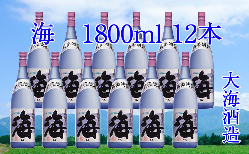 J13-2534／大海酒造 海 1800ml 12本セット