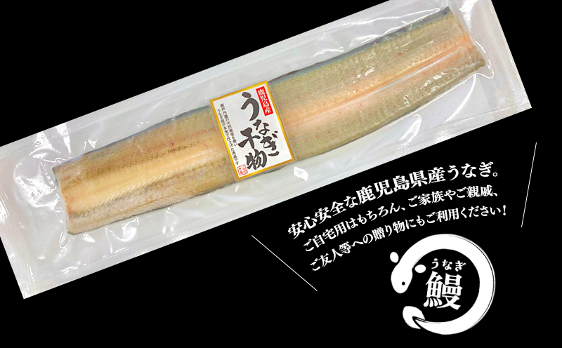 W-1805　鹿児島県産　うなぎ干物　1尾（120g以上）