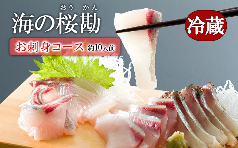 B2-0116／垂水カンパチ『海の桜勘』10人前 お刺身コース