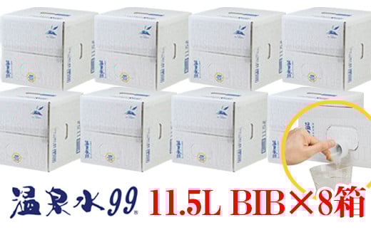 飲む温泉水/温泉水99（11.5L×8箱）