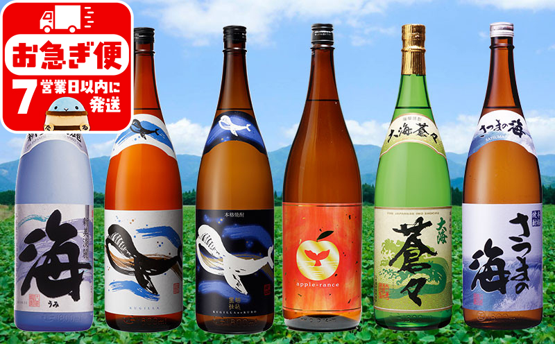F6-2543／大海酒造 特選焼酎 1.8L 6本セット
