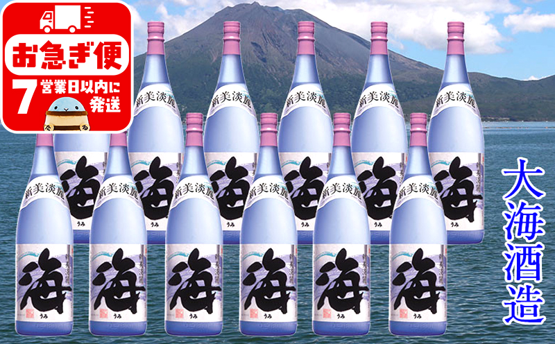 J13-2534／大海酒造 海 1800ml 12本セット