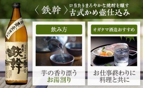 鉄幹・鉄馬セット（鉄幹900ml・鉄馬720ml） 25度 鹿児島 芋焼酎 オガタマ酒造 BSR-153