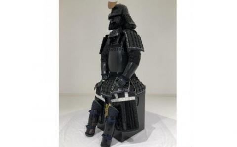 TS1-902 黒糸威縦矧二枚胴具足