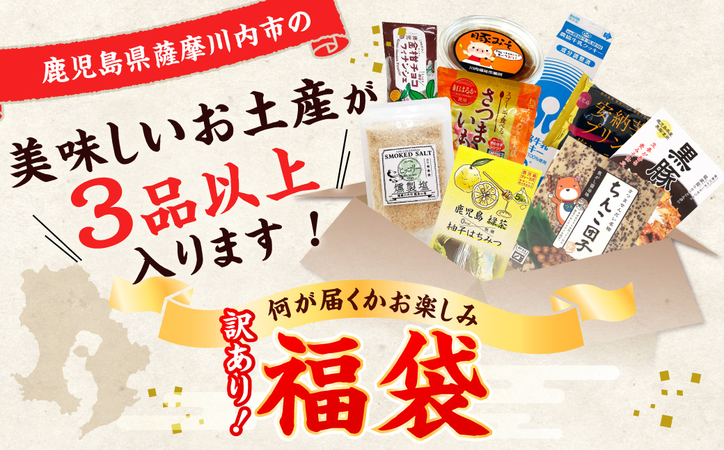 何が届くかお楽しみ訳あり福袋(３品以上) ZSR-695