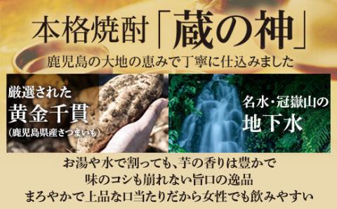 JS-305 【6回定期便】蔵の神パック（25度）1800ml×3本×6回