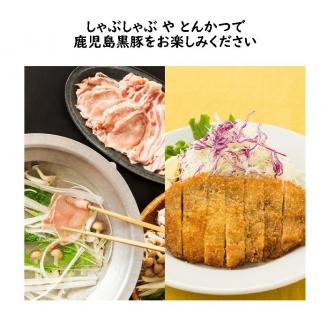 BSR-709 鹿児島黒豚しゃぶしゃぶ・とんかつセット（計1.8kg）豚肉 しゃぶしゃぶ 豚カツ 黒豚 鹿児島県 薩摩川内市