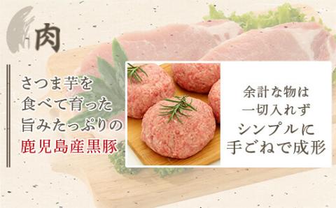 BSR-331 鹿児島県産黒豚ステーキハンバーグ10個入り