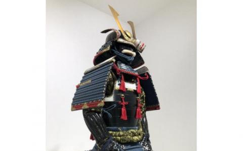 SS9-602 紺糸威大袖黒二枚胴具足