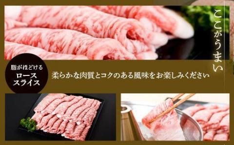 DSR-209 鹿児島県北さつま高崎牛 ローススライス　700g 【鹿児島県産黒毛和牛】