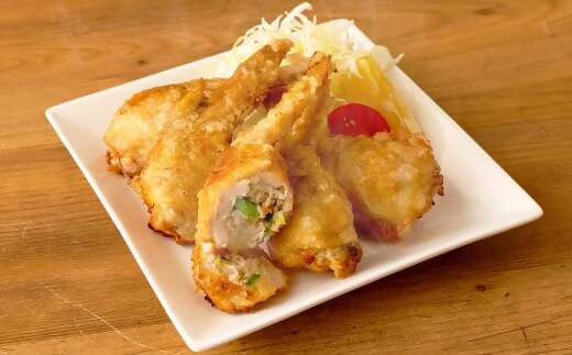 ASR-713 鹿児島生 手羽ぎょうざ (20本) 餃子のタレ付き