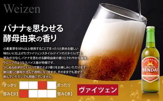 ES-105 薩摩川内ヴァイツェン10本/ゴールデンエール10本　計20本セット