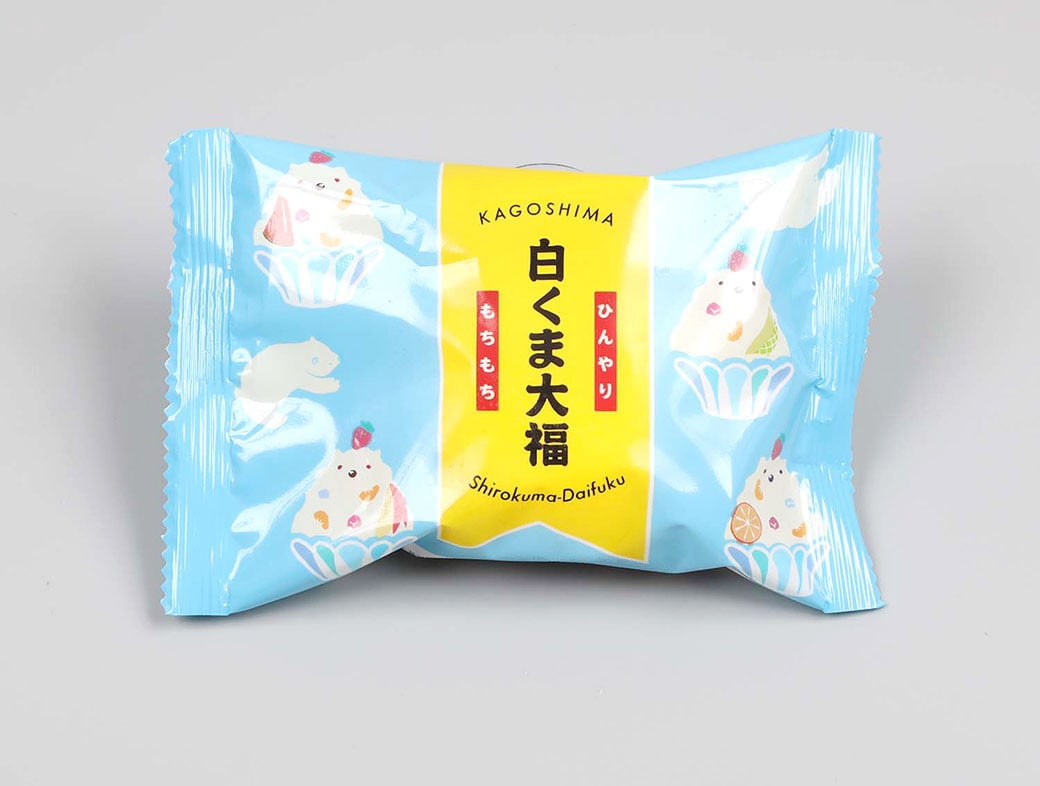 ZS-941 夏限定！鹿児島かき氷の味 冷たい 白くま大福 (8個入り)