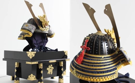 SS2R-702【話題のあの選手もかぶった兜！】紺糸威仏ニ枚胴（兜）（こんいとおどしほとけにまいどう（かぶと））