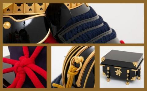 SS9-601 島津義弘 黒塗三十二間総覆輪阿古陀形兜